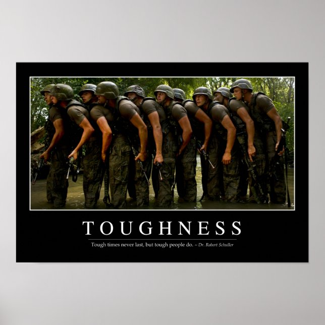 Toughness: Inspirational Quote 2 Poster (Front)