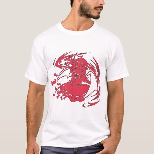 Touhou Project Character Silhouette â Remilia Scar T_Shirt