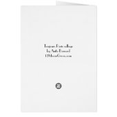 Toujours Paris Collage Art Card (Back)