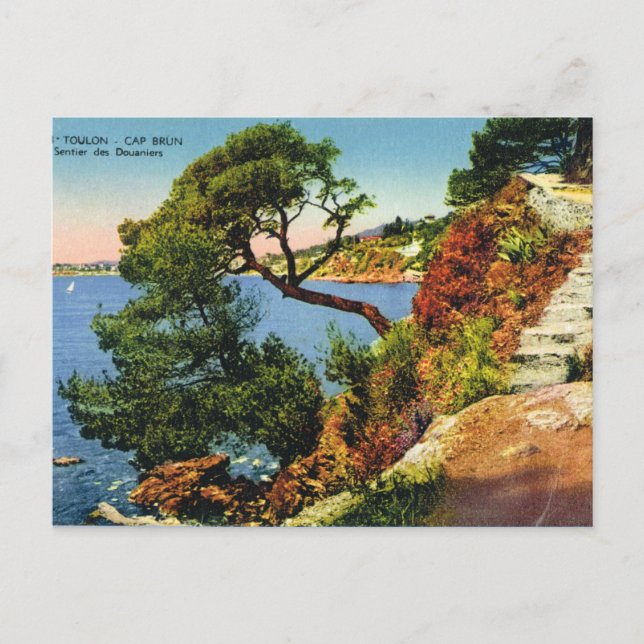 Toulon, Cap Brun, 1924 Postcard (Front)