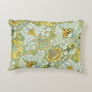 Toulon gold and green decorative pillow