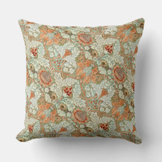 Toulon in Rust Throw Pillow