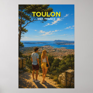 Toulon Mont Faron Poster