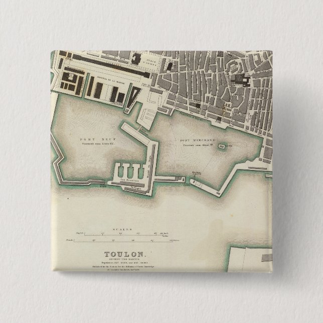 Toulon Pinback Button (Front)