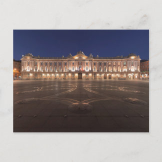 Toulouse Capitole Night Postcard