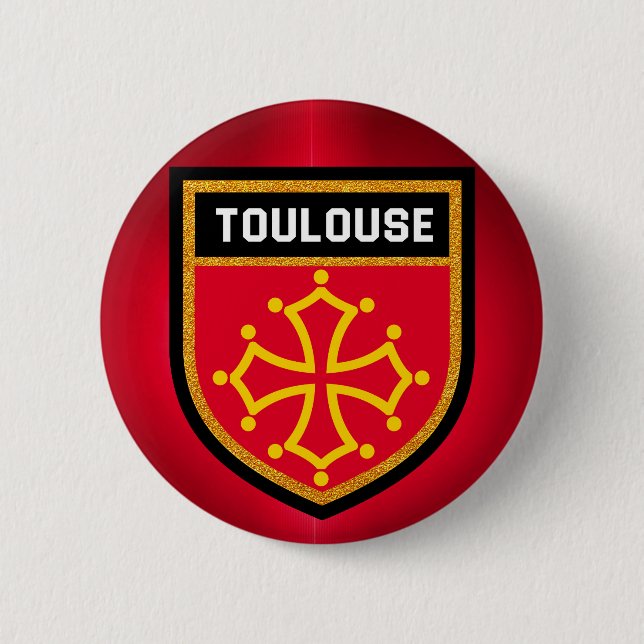Toulouse Flag Button (Front)