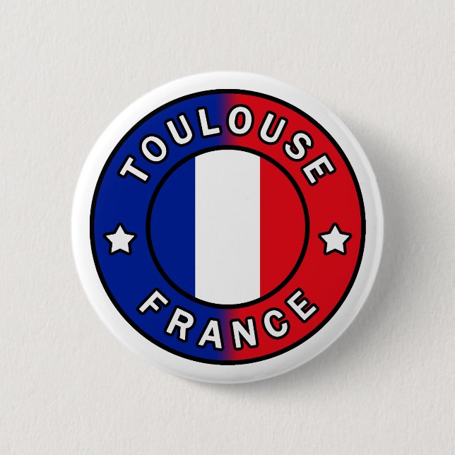 Toulouse France Button (Front)
