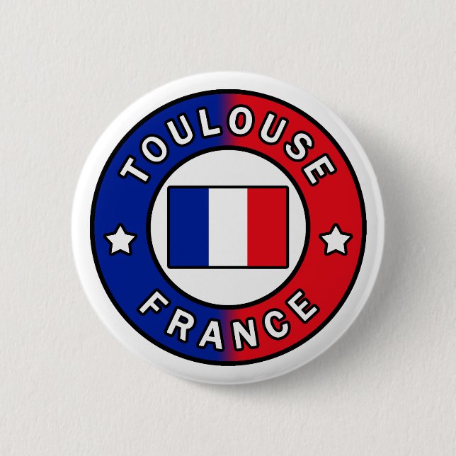 Toulouse France Button (Front)
