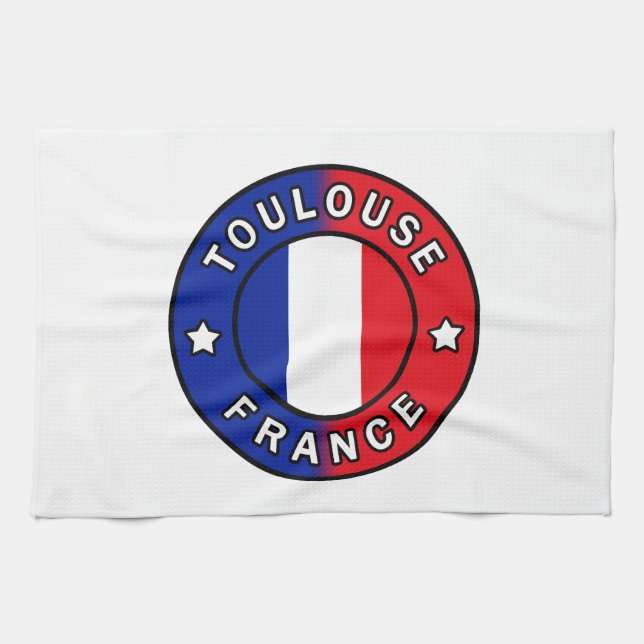 Toulouse France Kitchen Towel (Horizontal)