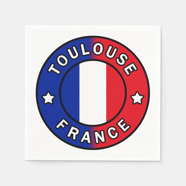 Toulouse France Napkins (Front)