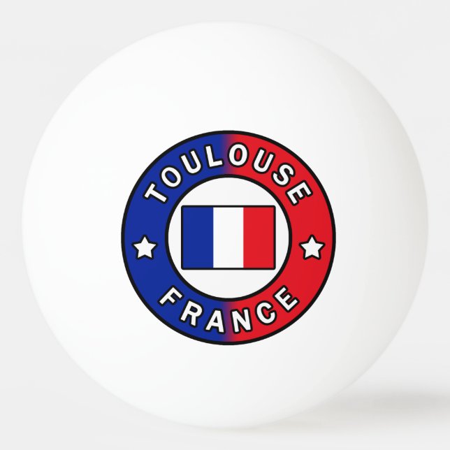 Toulouse France Ping Pong Ball (Front)