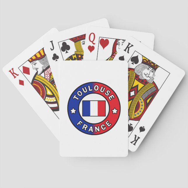 Toulouse France Poker Cards (Back)