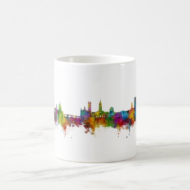 Toulouse France Skyline Coffee Mug (Center)