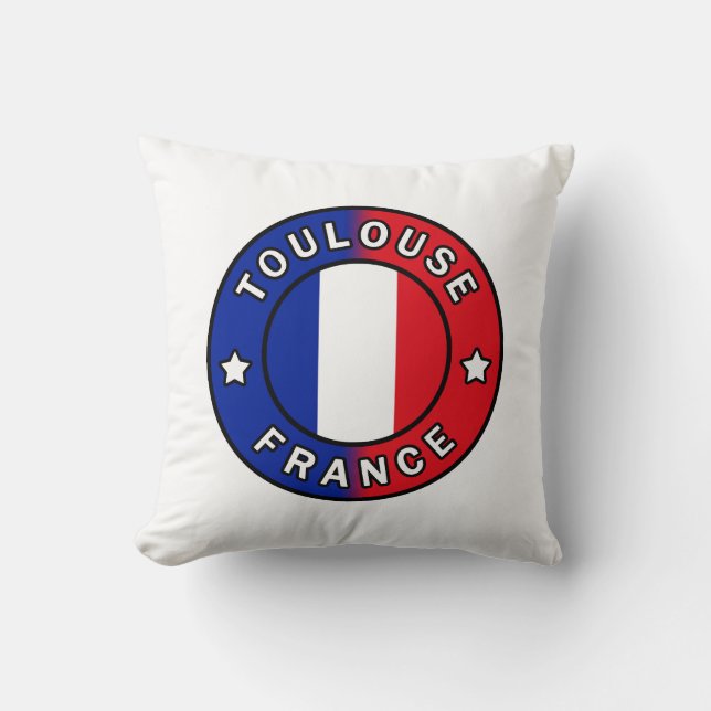 Toulouse France Throw Pillow (Front)