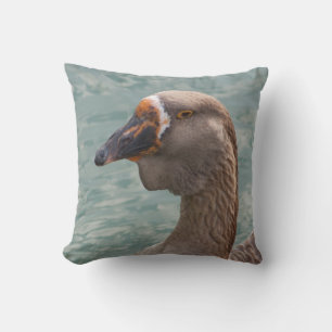 Toulouse Goose Throw Pillow