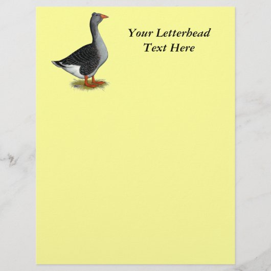Toulouse Goose Tufted (Front)