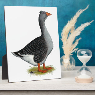 Toulouse Goose Tufted Plaque