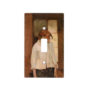 Toulouse-Lautrec - A Montrouge, Rosa La Rouge Light Switch Cover
