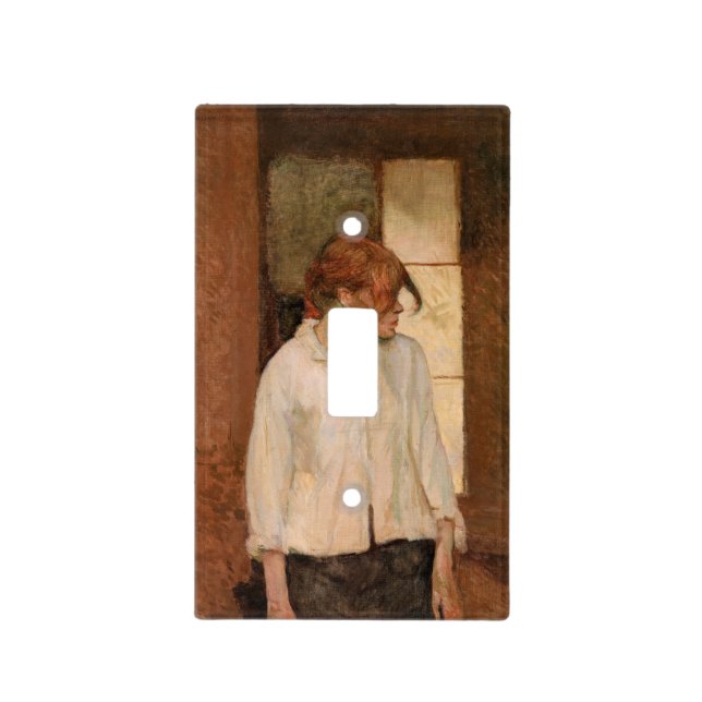 Toulouse-Lautrec - A Montrouge, Rosa La Rouge Light Switch Cover (Front)