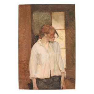 Toulouse-Lautrec - A Montrouge, Rosa La Rouge Metal Print