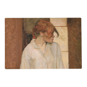Toulouse-Lautrec - A Montrouge, Rosa La Rouge Placemat