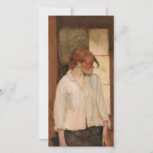 Toulouse-Lautrec - A Montrouge, Rosa La Rouge Thank You Card (Front)