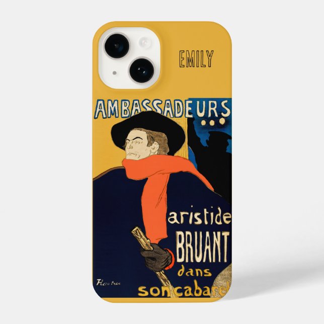 Toulouse-Lautrec | Aristide Bruant | Customisable iPhone Case (Back)