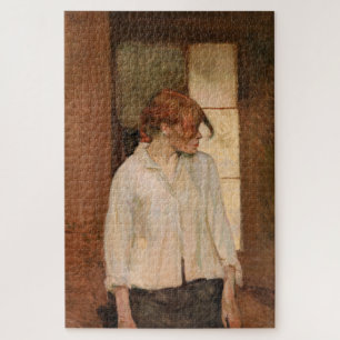 Toulouse-Lautrec - At Montrouge, Rosa La Rouge Jigsaw Puzzle