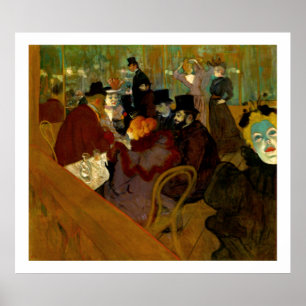 Toulouse-Lautrec: At the Moulin-Rouge Poster