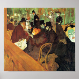 Toulouse-Lautrec: At the Moulin-Rouge Poster