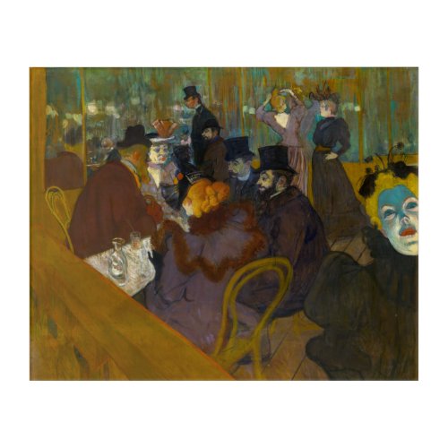 Toulouse_Lautrec _ At the Rouge Acrylic Print