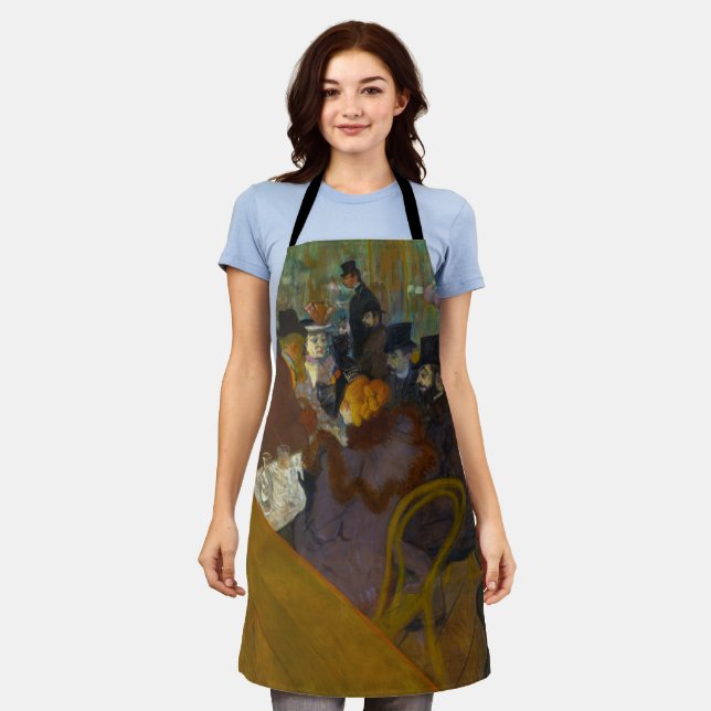 Toulouse-Lautrec - At the Rouge Apron (Worn)