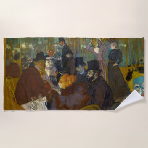 Toulouse_Lautrec _ At the Rouge Beach Towel