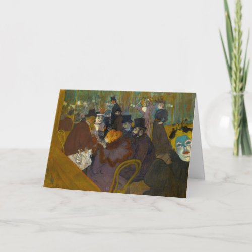 Toulouse_Lautrec _ At the Rouge Card