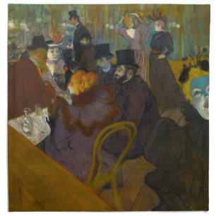 Toulouse-Lautrec - At the Rouge Cloth Napkin