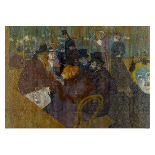 Toulouse_Lautrec _ At the Rouge Cutting Board