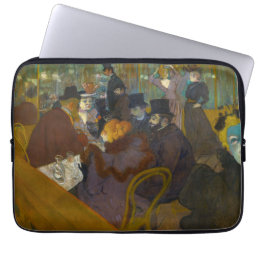 Toulouse-Lautrec - At the Rouge Laptop Sleeve