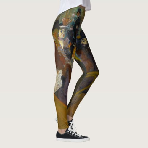 Toulouse_Lautrec _ At the Rouge Leggings