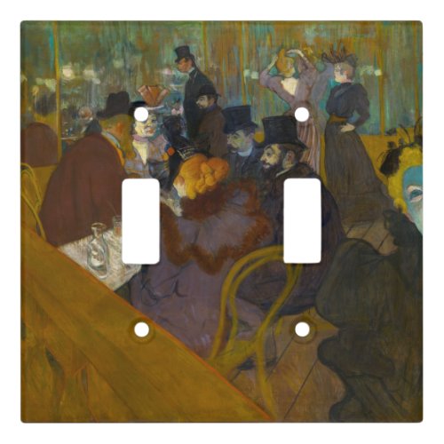 Toulouse_Lautrec _ At the Rouge Light Switch Cover