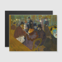Toulouse-Lautrec - At the Rouge Magnetic Card