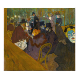 Toulouse-Lautrec - At the Rouge Photo Print