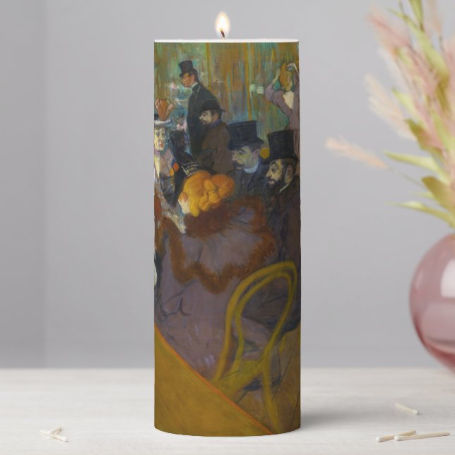 Toulouse-Lautrec - At the Rouge Pillar Candle (In Situ)