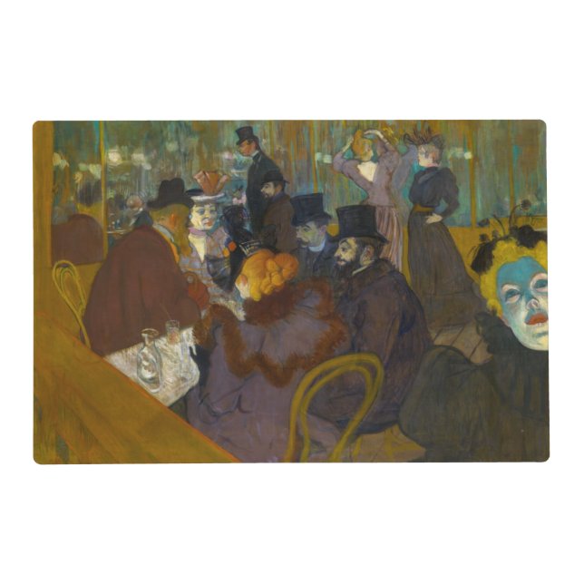 Toulouse-Lautrec - At the Rouge Placemat (Front)