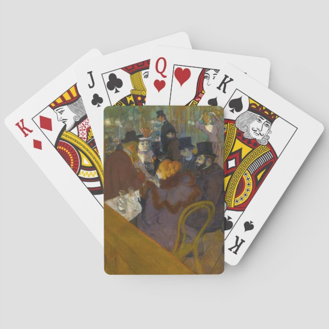 Toulouse-Lautrec - At the Rouge Poker Cards (Back)