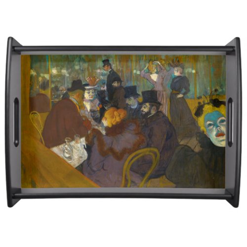 Toulouse_Lautrec _ At the Rouge Serving Tray