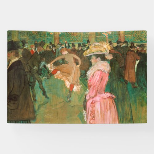 Toulouse_Lautrec _ At the Rouge The Dance Banner