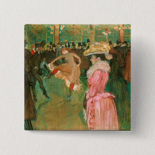 Toulouse-Lautrec - At the Rouge, The Dance Button