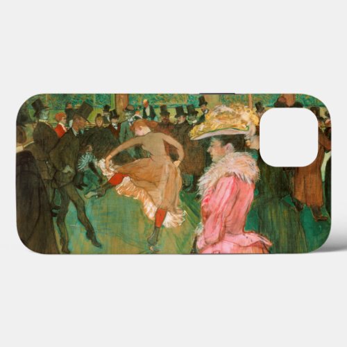 Toulouse_Lautrec _ At the Rouge The Dance iPhone 13 Case