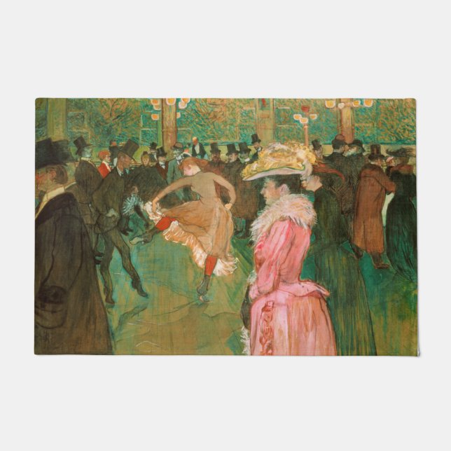 Toulouse-Lautrec - At the Rouge, The Dance Doormat (Front)