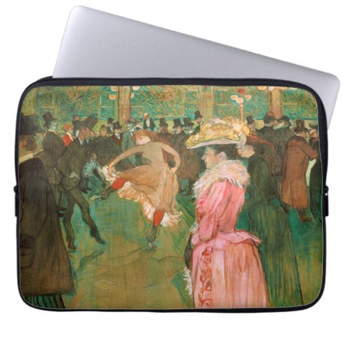 Toulouse_Lautrec _ At the Rouge The Dance Laptop Sleeve